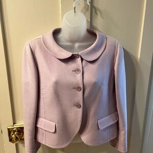 Women's lavender vintage Valentino jacket.
